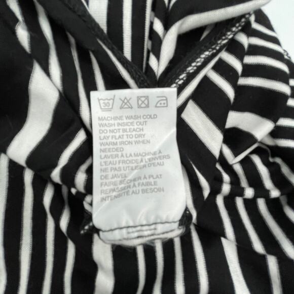 CHASER X EVEREVE NWT T Back Stretch Jersey Striped Maxi Dress // XS - Picture 8 of 9